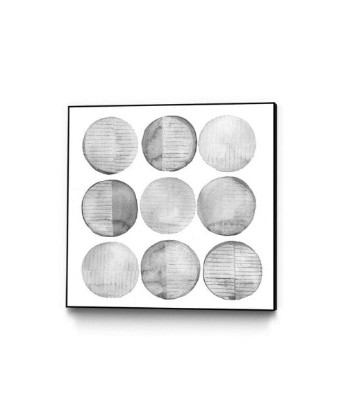 20" x 20" Soft Circles I Art Block Framed Canvas