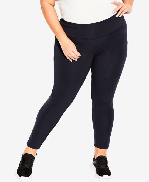 Plus Size Legging Pima High Rise Petite Length Pant