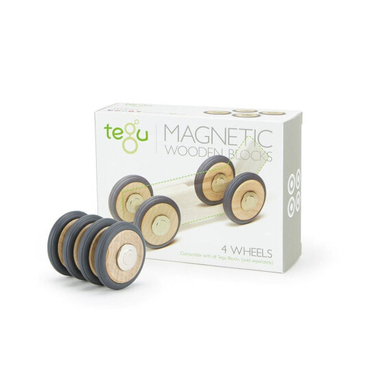 Конструктор Tegu ACT Magnetic Wooden Wheels