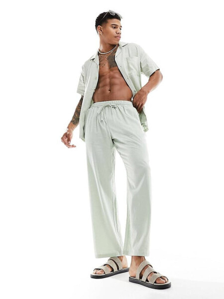 Southbeach beach linen look trouser