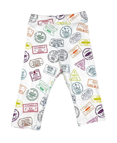 Baby Girls All Over Printed Leggings