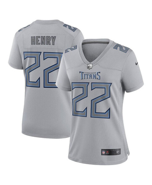 Women's Derrick Henry Gray Tennessee Titans Atmosphere Fashion Game Jersey