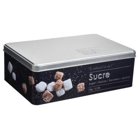 Хранение продуктов 5five Simply Smart Zuckerdose черная металл 1 кг