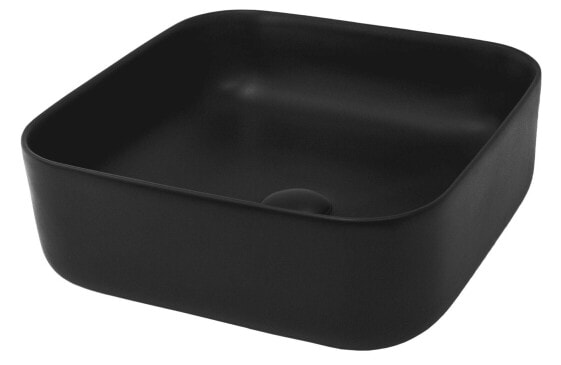 Waschbecken 395x395x14 cm Schwarz