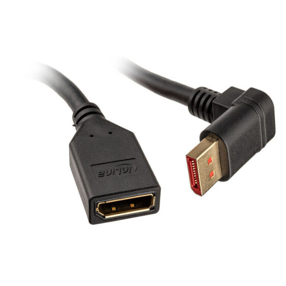 InLine DisplayPort Adapterkabel, 8K4K, nach unten gewinkelt - 0,15m