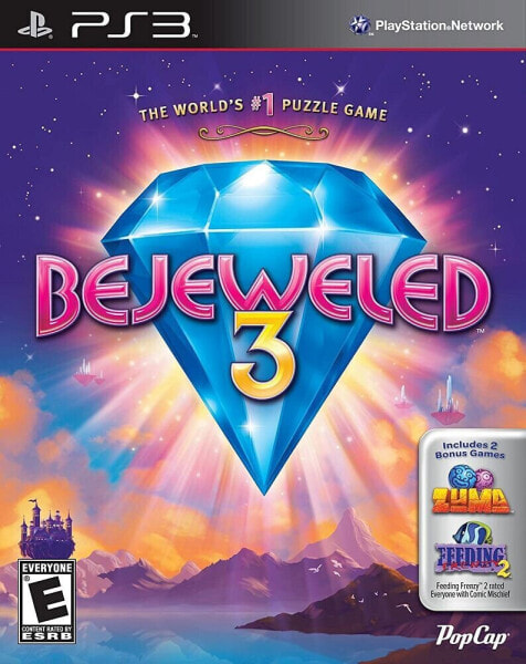 Игра для приставок PlayStation 3 PopCap Games Bejeweled 3 (с Zuma и Feeding Frenzy 2)
