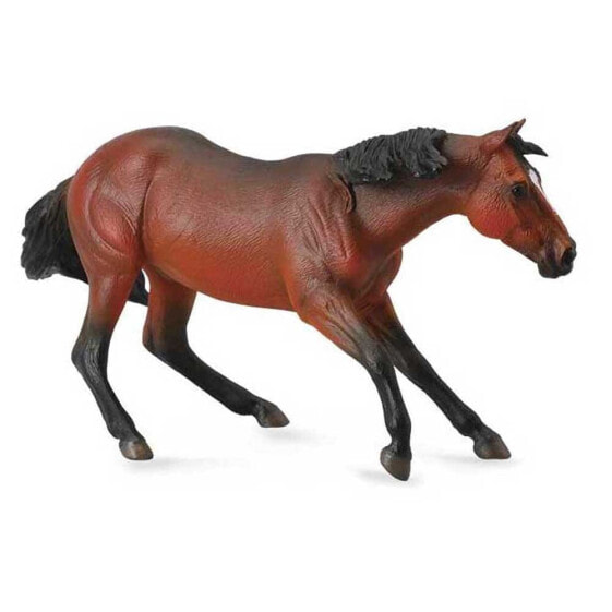 Фигурка Collecta Dark Chestnut Quarter Horse Standard Horse Collection (Стандартная коллекция лошадей)