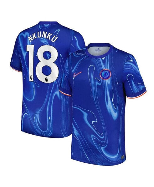 Men's Christopher Nkunku Blue Chelsea 2024/25 Home Replica Player Jersey