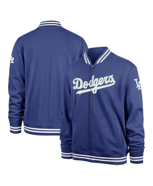 47 Men's Royal Los Angeles Dodgers Wax Pack Pro Camden Full-Zip Track Jacket