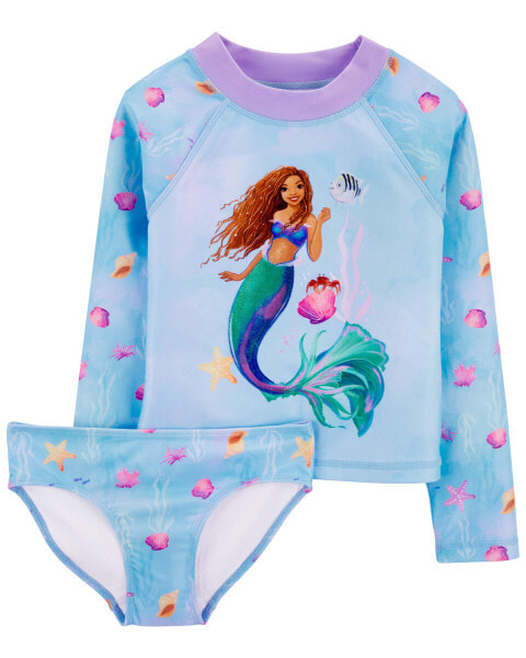 Kid The Little Mermaid 2-Piece Rashguard Set 7