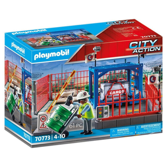 Игрушка PLAYMOBIL Конструктор Cargo Deposit для детей.