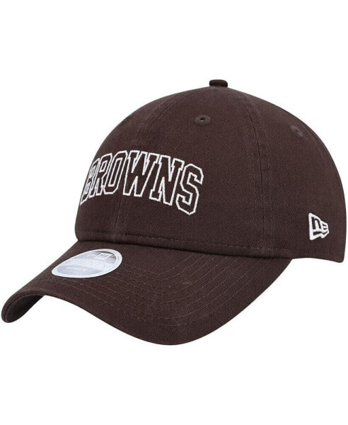Women's Brown Cleveland Browns Collegiate 9TWENTY Adjustable Hat