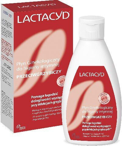 Lactacyd Płyn ginekologiczny do higieny intymnej przeciwgrzybiczy 200ml - 677377