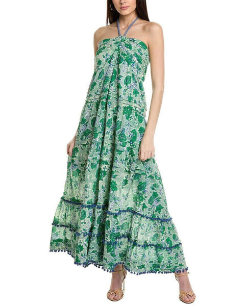 Ro’S Garden Juana Maxi Dress Women's Green M