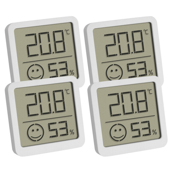 TFA 30.5053.02.04 - Electronic environment thermometer - Indoor - Digital - White - Plastic - Square