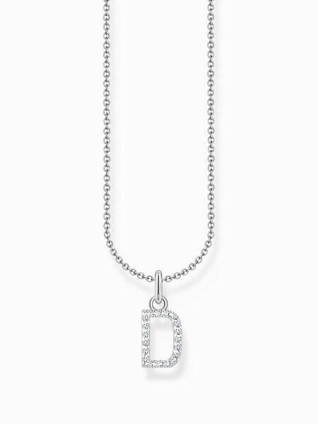 Thomas Sabo KE2243-051-14-L45V Silver necklace letter D