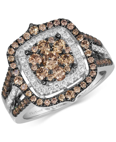 Кольцо Le Vian Chocolate & Nude Diamond Halo Cluster