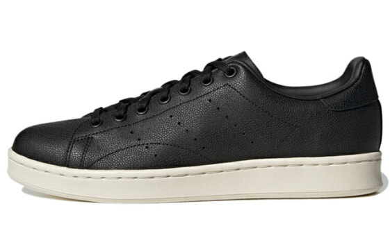 adidas originals StanSmith 休闲 耐磨轻便 低帮 板鞋 男女同款 曜石黑 / Кроссовки Adidas originals StanSmith GX6297