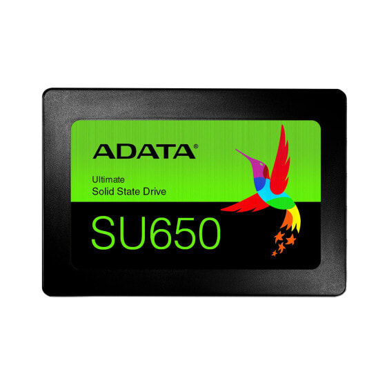 ADATA SU650 - 120 GB - 2.5" - 520 MB/s - 6 Gbit/s: SSD накопитель 120 ГБ, 2.5", скорость чтения 520 МБ/с, интерфейс 6 Гбит/с