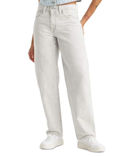 Women's Mid Rise Cotton 94 Baggy Jeans