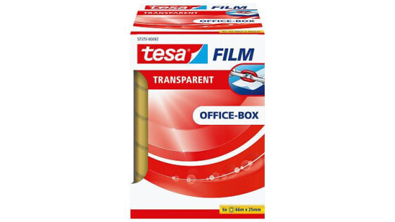 Tesa 57379 - 66 m - Transparent - 25 mm - 6 pc(s)