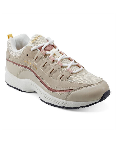 Women's Romy Round Toe Casual Lace Up Walking Shoes