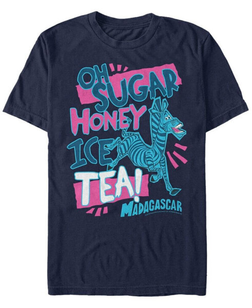 Madagascar Men's Marty Sugar Honey Ice Tea Quote Short Sleeve T-Shirt