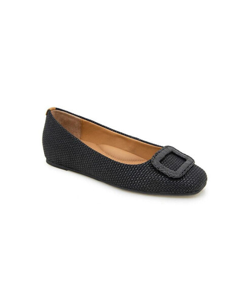 Women's Sailor Buckle Slip-On Flats