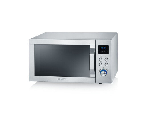 SEVERIN MW 7751 - Countertop - Grill microwave - 20 L - 800 W - Buttons,Rotary,Touch - Silver,Stainless steel