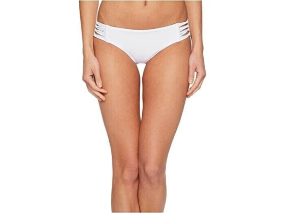 Body Glove Women's 236855 Ibiza Ruby White Bikini Bottom Swimwear Size M