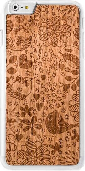 SmartWoods Case Etui Drewniane Birds Clear Iphone 6 6S