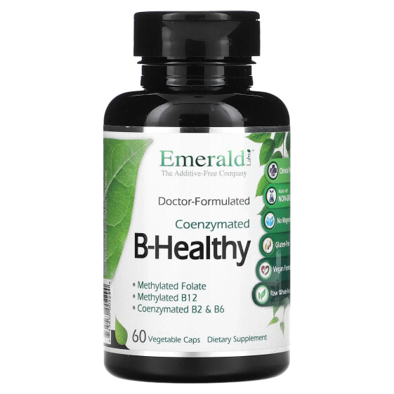 Витамины группы В Emerald Laboratories B-Healthy, 60 овощных капсул.