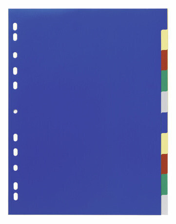 Durable 6747-27 - Numeric tab index - Polypropylene (PP) - Blue - Portrait - A4