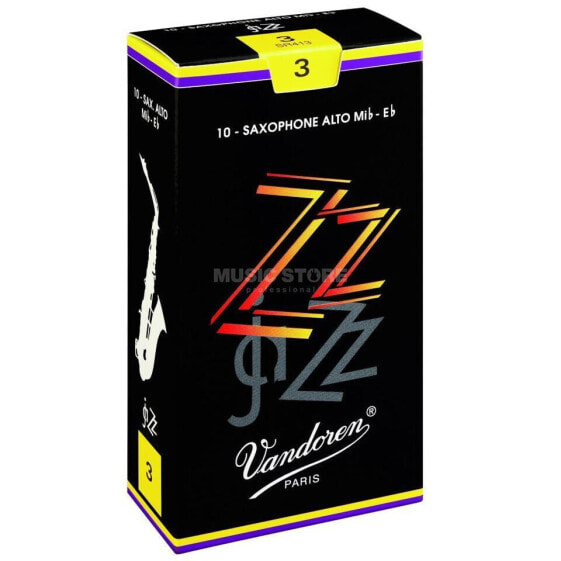 Vandoren ZZ Alto Sax Reeds 2.5 Box of 10