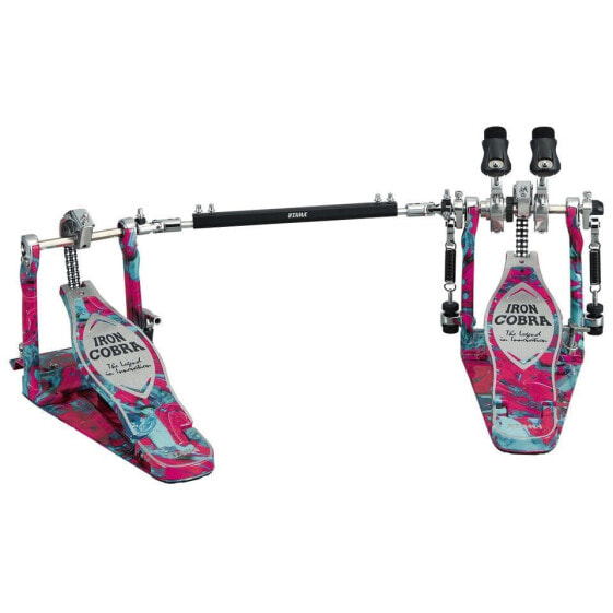 Tama HP900PWMCS Doppelpedal Iron Cobra Power Glide Marble Coral Swirl