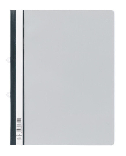 Durable Clear View Folder - Grey - PVC