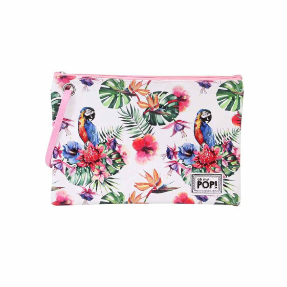 OH MY POP Sunny PVC Parrot Wash Bag