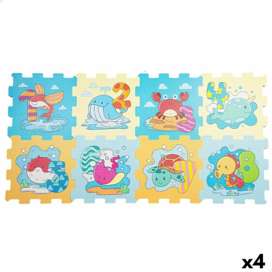 Игровой коврик Colorbaby Морской EVA 8 Предметы (4 штук)