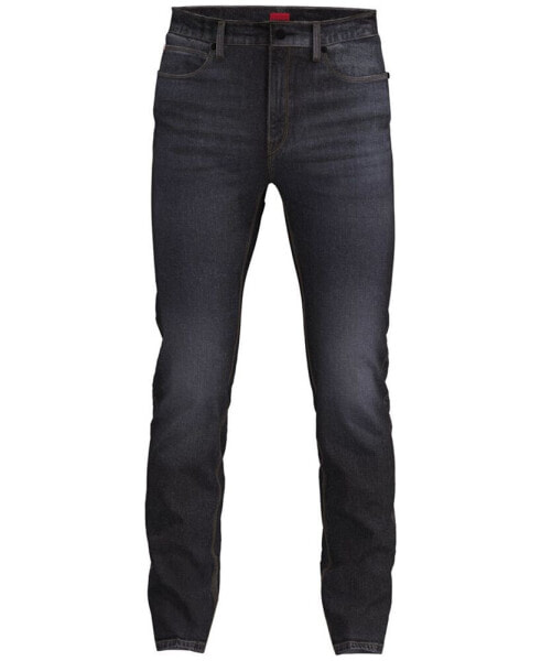 Men's Slim-Fit Black Jeans