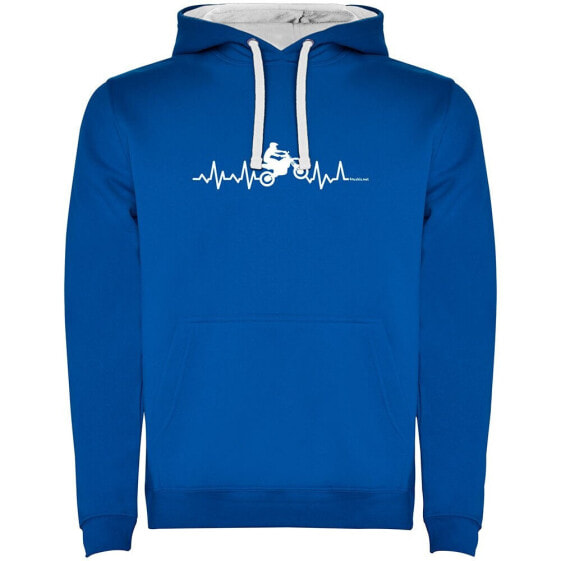 KRUSKIS Off Road Heartbeat Two-Colour hoodie
