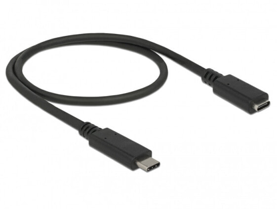 Разъем USB С - USB С Delock 85532 0.5 м черный