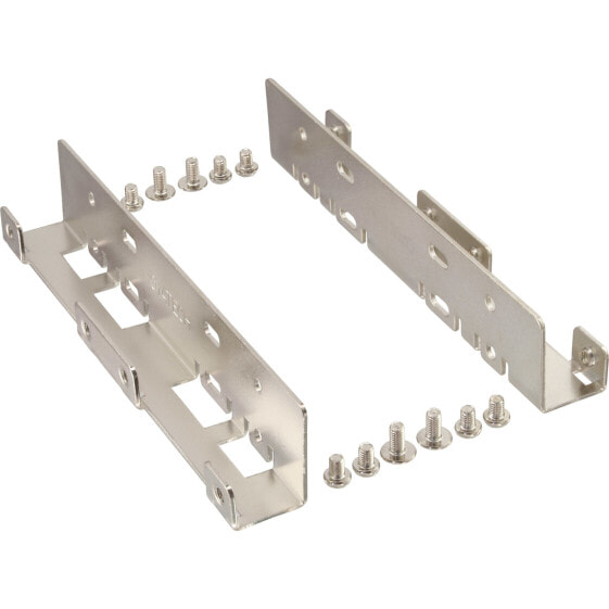 InLine Two 2.5" HDD / SSD to 3.5" size bracket kit only bracket and screws