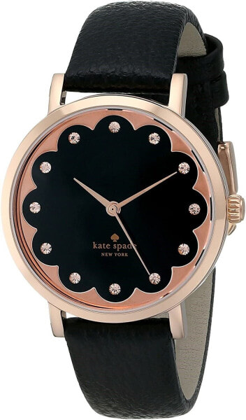 Часы kate spade new york Womens Quartz Watch Black 34mm