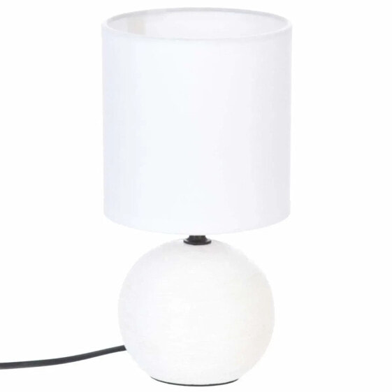 Lampe weißer Keramik H25, weiß