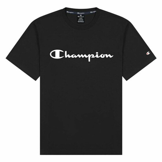 Футболка Champion с коротким рукавом Script Logo M, черная
