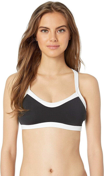 Купальник Seafolly Women's 173186 Block Party Hybrid Racer Back Bikini Top 10 размер