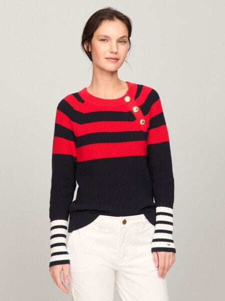 Stripe Raglan Sweater