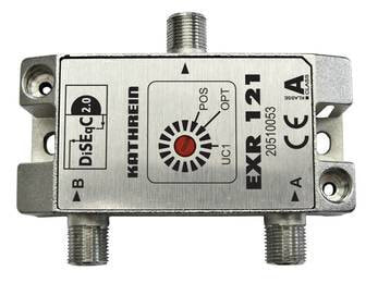 KATHREIN EXR 121 - Cable splitter - 75 ? - 47 - 2150 MHz - Metallic - 2 x terr. - Sat-ZF (A/B)