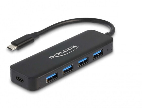 Delock USB Type-C Hub 4 Port 3.2 Gen 1 mit Power Delivery 85 Watt