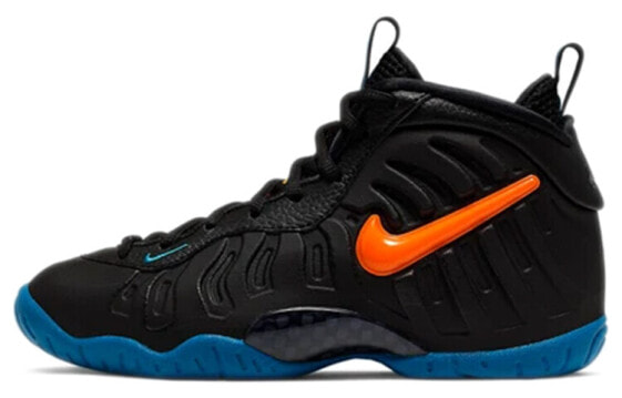 Кроссовки Nike Foamposite Pro Air "Knicks" черные Nike Foamposite Pro Air "Knicks" GS 644792-011